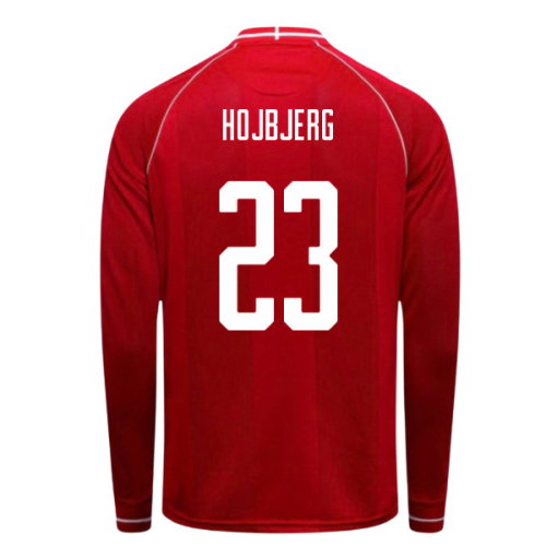 2026-2027 Denmark Long Sleeve Home Shirt (Hojbjerg 23)
