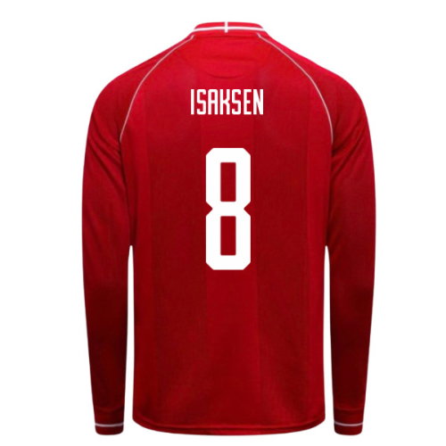 2026-2027 Denmark Long Sleeve Home Shirt (Isaksen 8)