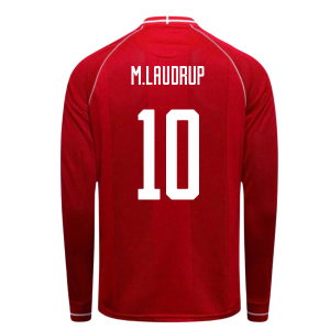 2026-2027 Denmark Long Sleeve Home Shirt (M.Laudrup 10)
