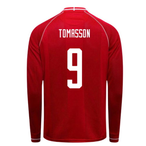2026-2027 Denmark Long Sleeve Home Shirt (Tomasson 9)