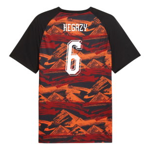 2026-2027 Egypt Warm Up Jersey (Black) (Hegazy 6)