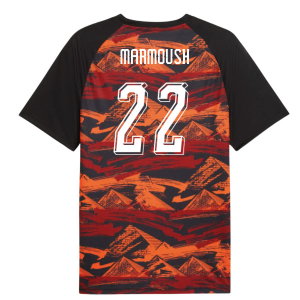 2026-2027 Egypt Warm Up Jersey (Black) (Marmoush 22)