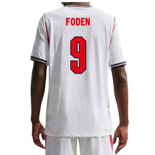 2026-2027 England Authentic Aero-Fit Home Shirt (Foden 9)