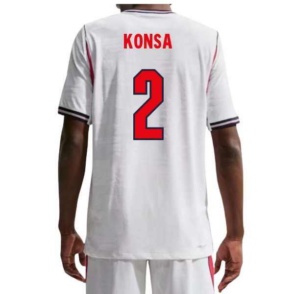 2026-2027 England Authentic Aero-Fit Home Shirt (Konsa 2)