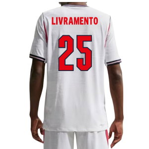 2026-2027 England Authentic Aero-Fit Home Shirt (Livramento 25)