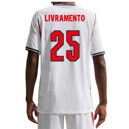 2026-2027 England Authentic Aero-Fit Home Shirt (Livramento 25)