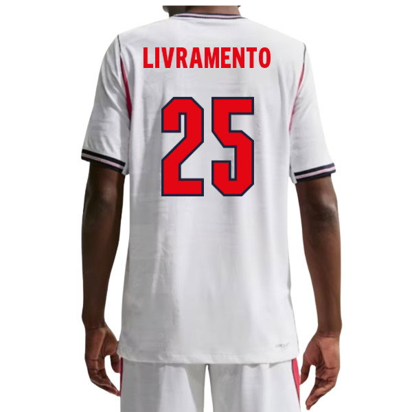 2026-2027 England Authentic Aero-Fit Home Shirt (Livramento 25)