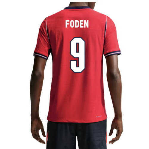 2026-2027 England Authentic Aero-Fit Match Away Shirt (Foden 9)