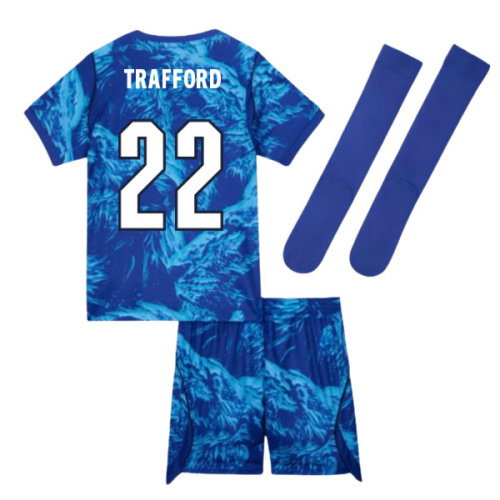 2026-2027 England Home Goalkeeper Mini Kit (Blue) (Trafford 22)