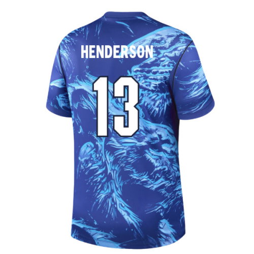 2026-2027 England Home Goalkeeper Shirt (Blue) (Henderson 13)