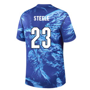 2026-2027 England Home Goalkeeper Shirt (Blue) (Steele 23)