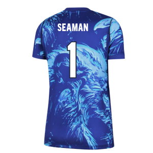 2026-2027 England Home Goalkeeper Shirt (Blue) - Womens (Seaman 1)