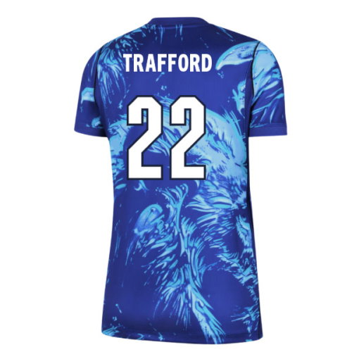 2026-2027 England Home Goalkeeper Shirt (Blue) - Womens (Trafford 22)