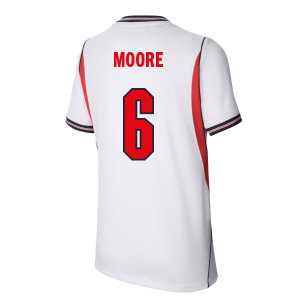 2026-2027 England Home Shirt (Kids) (Moore 6)