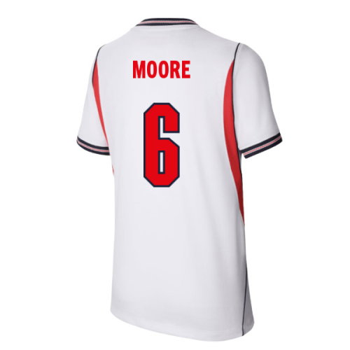 2026-2027 England Home Shirt (Kids) (Moore 6)