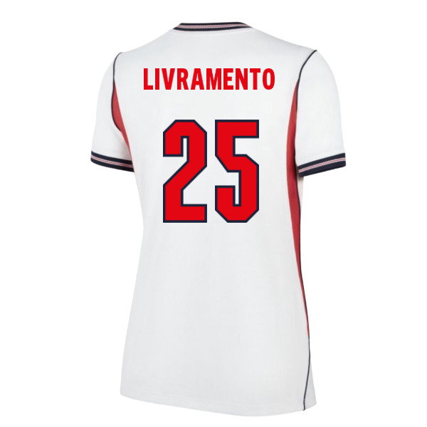 2026-2027 England Home Shirt (Womens) (Livramento 25)