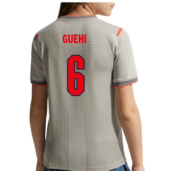 2026-2027 England x Palace Pre-Match Shirt (Grey) - Kids (Guehi 6)