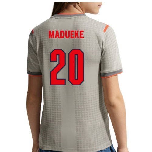 2026-2027 England x Palace Pre-Match Shirt (Grey) - Kids (Madueke 20)