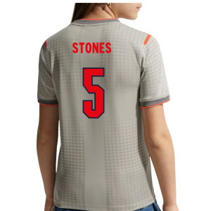2026-2027 England x Palace Pre-Match Shirt (Grey) - Kids (Stones 5)