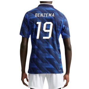 2026-2027 France Aero-Fit Authentic Match Home Shirt (Benzema 19)