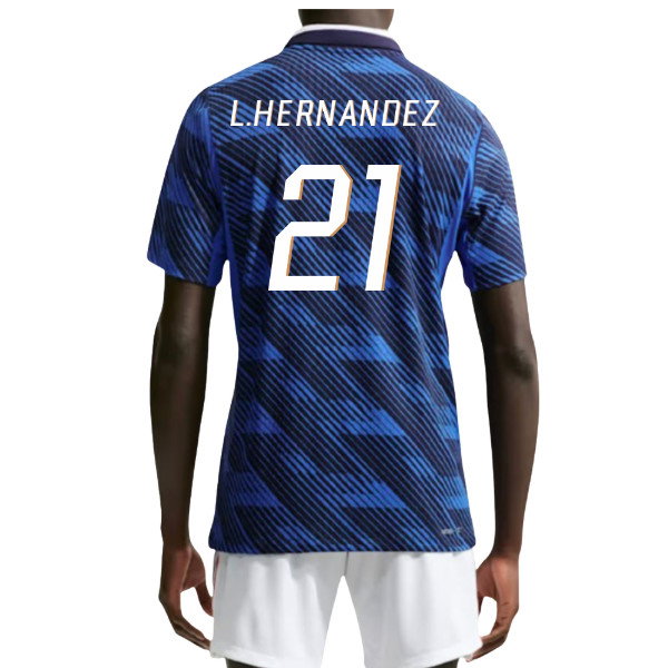 2026-2027 France Aero-Fit Authentic Match Home Shirt (L.Hernandez 21)
