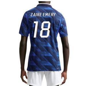 2026-2027 France Aero-Fit Authentic Match Home Shirt (Zaire Emery 18)
