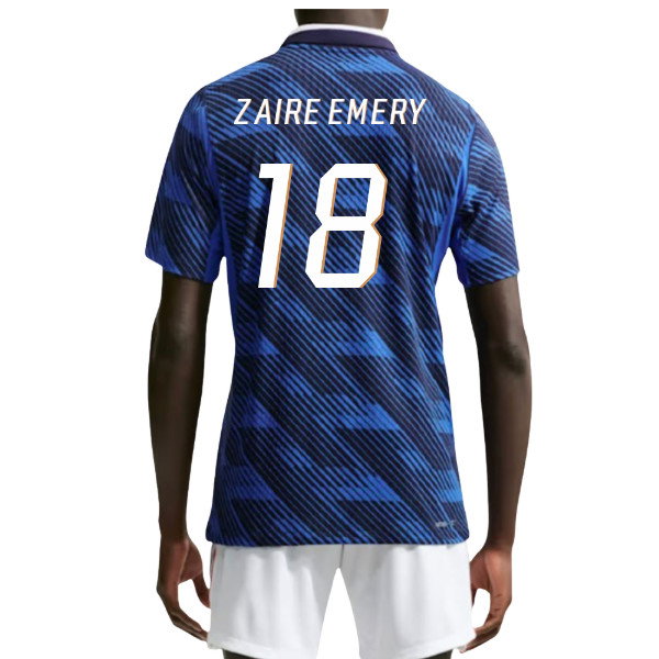 2026-2027 France Aero-Fit Authentic Match Home Shirt (Zaire Emery 18)