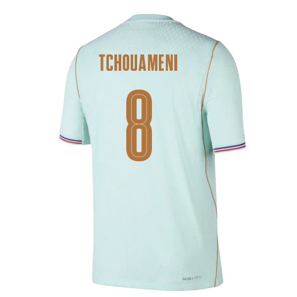 2026-2027 France Away Match Authentic Aero-Fit Shirt (Tchouameni 8)