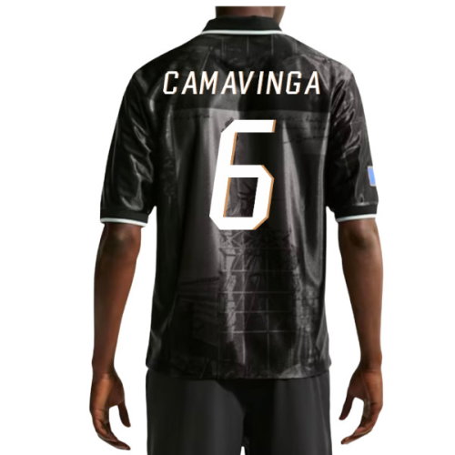 2026-2027 France Dri-Fit Energy Shirt (Anthracite) (Camavinga 6)