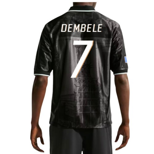 2026-2027 France Dri-Fit Energy Shirt (Anthracite) (Dembele 7)