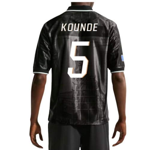 2026-2027 France Dri-Fit Energy Shirt (Anthracite) (Kounde 5)