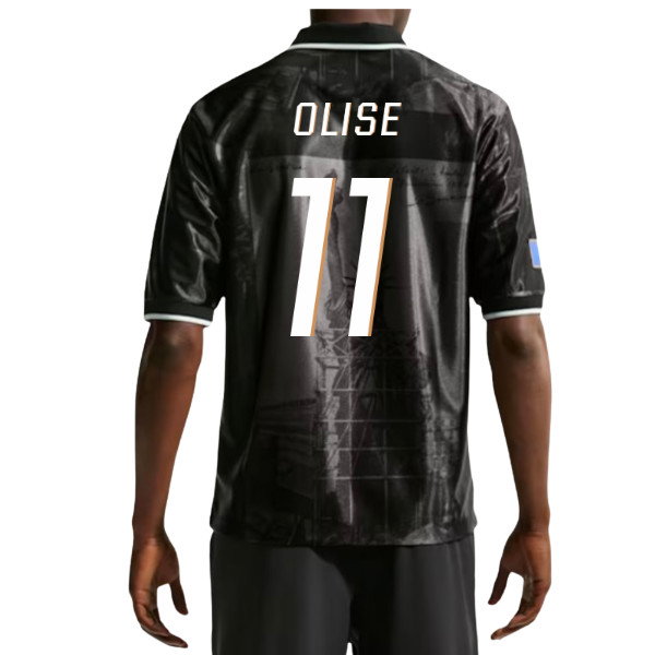 2026-2027 France Dri-Fit Energy Shirt (Anthracite) (Olise 11)