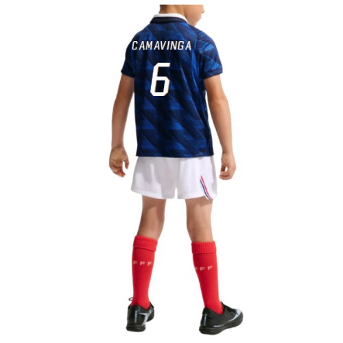 2026-2027 France Home Little Kids Mini Kit (Camavinga 6)