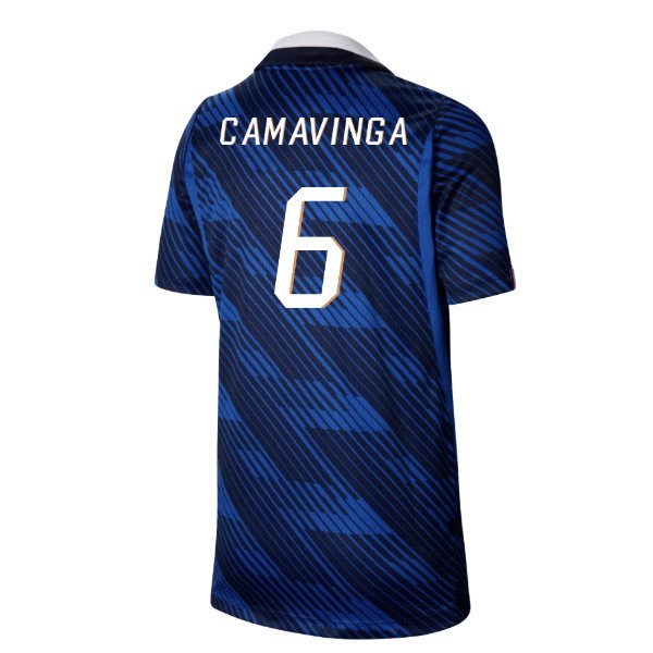 2026-2027 France Home Shirt (Kids) (Camavinga 6)