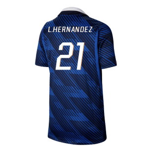 2026-2027 France Home Shirt (Kids) (L.Hernandez 21)