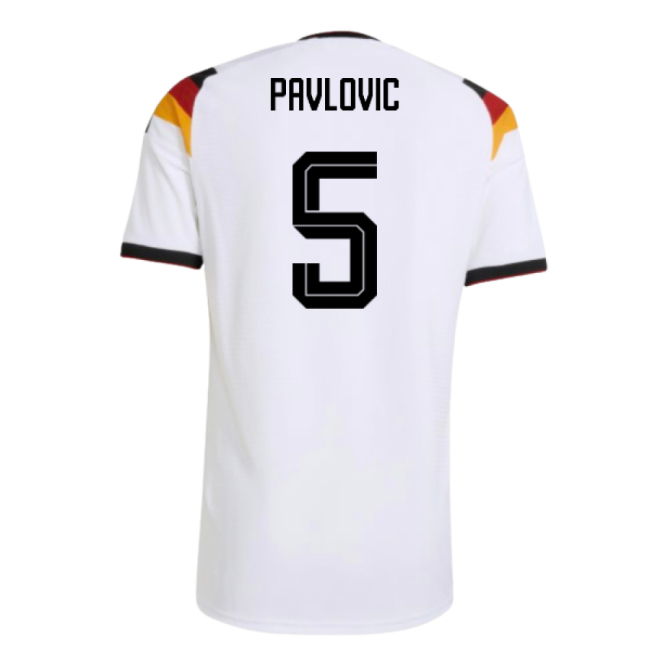 2026-2027 Germany Authentic Home Shirt (Pavlovic 5)
