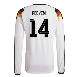 2026-2027 Germany Authentic Long Sleeve Home Shirt (Adeyemi 14)