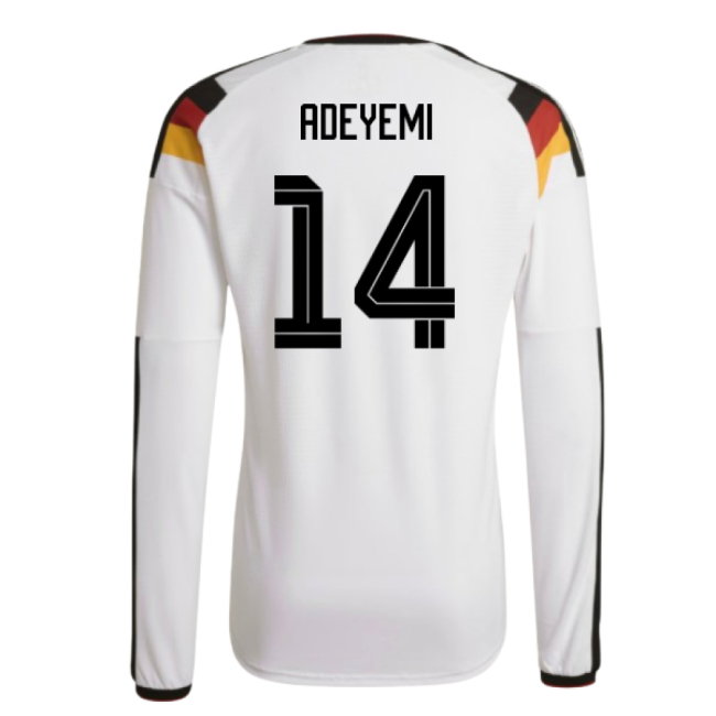 2026-2027 Germany Authentic Long Sleeve Home Shirt (Adeyemi 14)