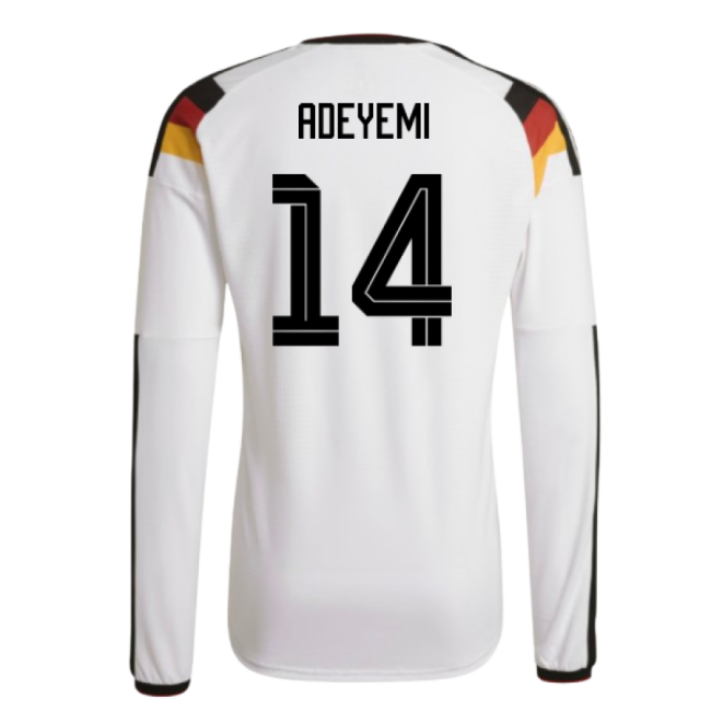 2026-2027 Germany Authentic Long Sleeve Home Shirt (Adeyemi 14)