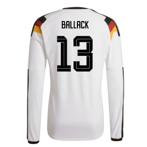 2026-2027 Germany Authentic Long Sleeve Home Shirt (Ballack 13)