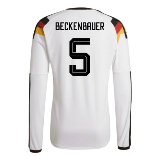 2026-2027 Germany Authentic Long Sleeve Home Shirt (Beckenbauer 5)