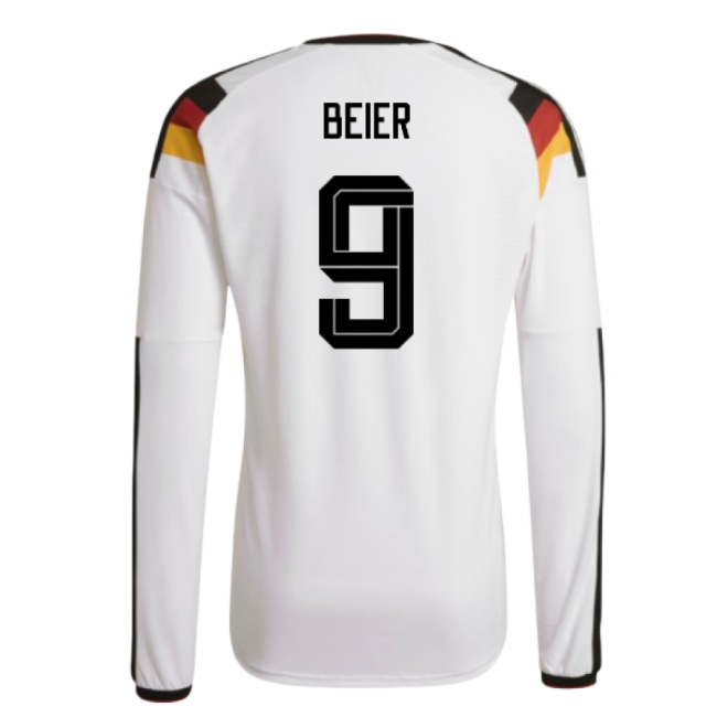 2026-2027 Germany Authentic Long Sleeve Home Shirt (Beier 9)