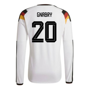 2026-2027 Germany Authentic Long Sleeve Home Shirt (Gnabry 20)