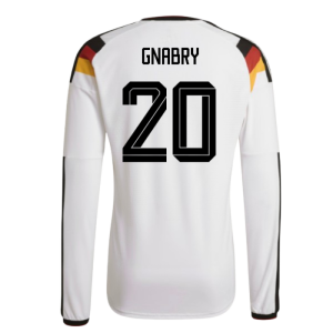 2026-2027 Germany Authentic Long Sleeve Home Shirt (Gnabry 20)
