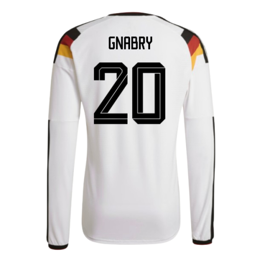 2026-2027 Germany Authentic Long Sleeve Home Shirt (Gnabry 20)