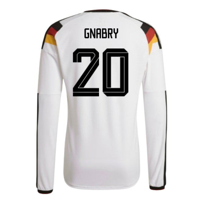 2026-2027 Germany Authentic Long Sleeve Home Shirt (Gnabry 20)