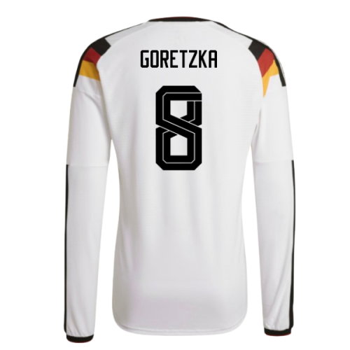 2026-2027 Germany Authentic Long Sleeve Home Shirt (Goretzka 8)