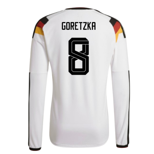 2026-2027 Germany Authentic Long Sleeve Home Shirt (Goretzka 8)