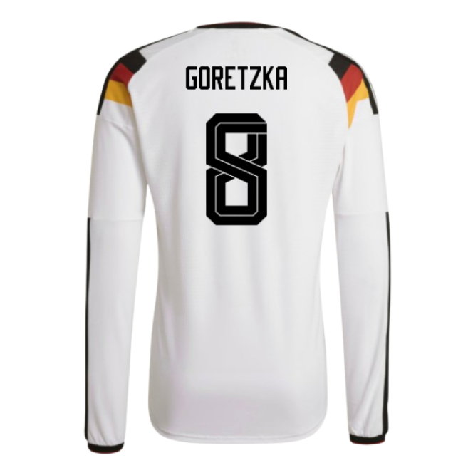 2026-2027 Germany Authentic Long Sleeve Home Shirt (Goretzka 8)
