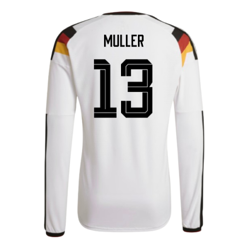 2026-2027 Germany Authentic Long Sleeve Home Shirt (Muller 13)